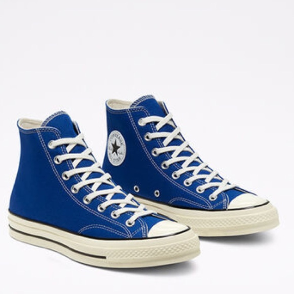 Converse Chuck Taylor Navy High Top Sneakers - Picture 3 of 9